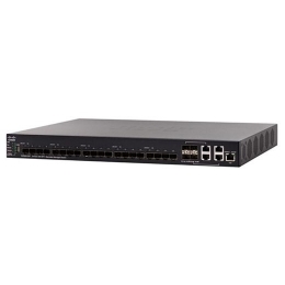 Коммутатор Cisco 550X, 20xSFP+, 4 комбо-порта 10GE SX550X-24F-K9-EU