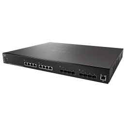 Коммутатор Cisco 550X, 8x10GE, 8xSFP+ SG550XG-8F8T-K9-EU