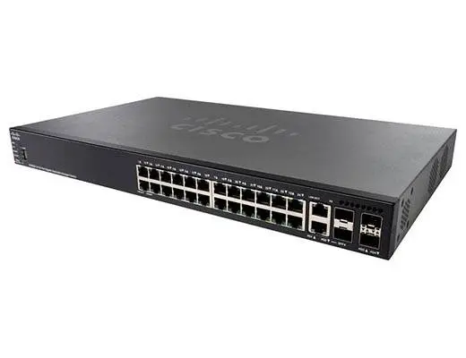 Коммутатор Cisco 550X, 24xGE (PoE), 2xSFP+, 2 комбо-порта 10GE SG550X-24MPP-K9-EU Коммутатор Cisco 550X, 24xGE (PoE), 2xSFP+, 2 комбо-порта 10GE SG550X-24MPP-K9-EU