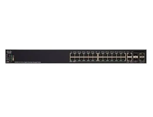 Коммутатор Cisco 550X, 24xGE (PoE), 2xSFP+, 2 комбо-порта 10GE SG550X-24MPP-K9-EU Коммутатор Cisco 550X, 24xGE (PoE), 2xSFP+, 2 комбо-порта 10GE SG550X-24MPP-K9-EU