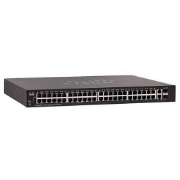 Коммутатор Cisco 250, 48xGE (PoE), 2 комбо-порта GE SG250-50P-K9-EU
