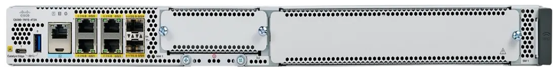 Cisco C8300-1N1S-4T2X маршрутизатор, 4 порта 1G + 2 порта 10G, 1U