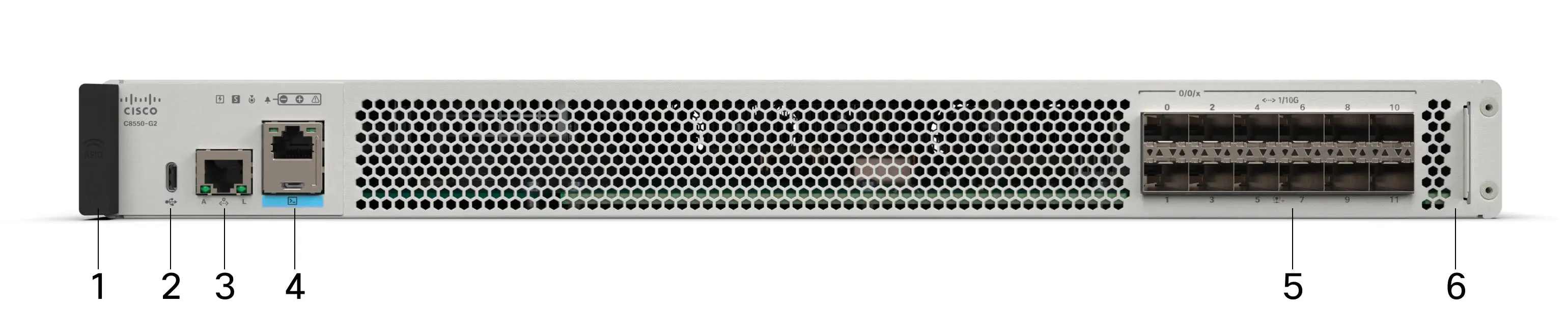 Cisco C8550-G2 маршрутизатор, Cisco IOS XE, 12x 1/10GE (SFP+)