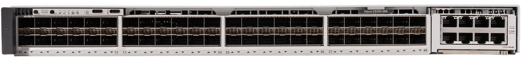 Cisco C9350-48S коммутатор, 48 портов доступа, SFP 1G