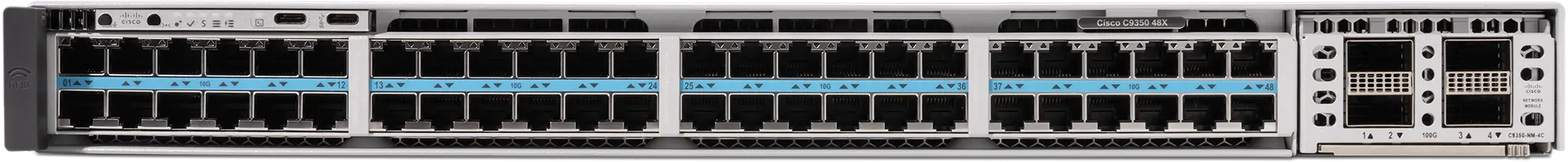 Cisco C9350-48TX коммутатор, 48 портов доступа, Cisco IOS XE
