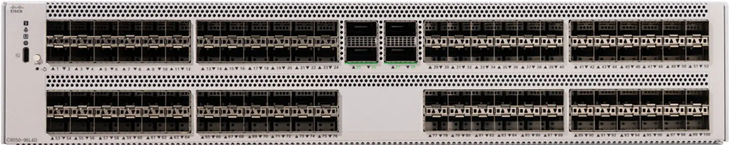 Cisco C9550-96L4D коммутатор, 96 портов 1/10/25/50G, 4 uplink 40/100/400G
