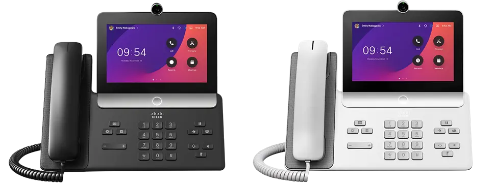Cisco CP-8875-K9 IP-видеотелефон, сенсорный экран, видеосвязь