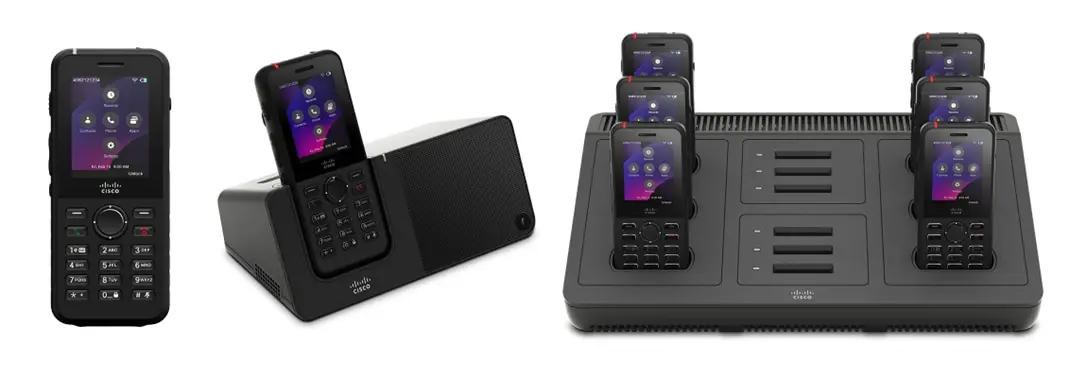 Cisco Wireless Phone 9821 беспроводной IP-телефон, Wi-Fi, SIP