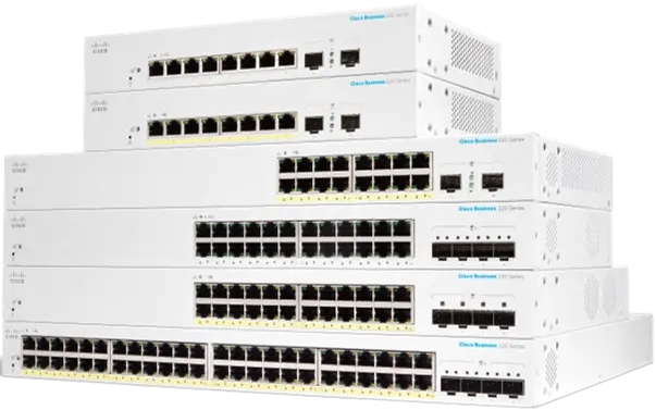 Cisco CBS220-48T-4G коммутатор, 48 портов Gigabit Ethernet, управление L2