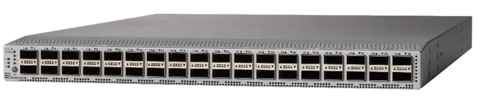 Cisco N9K-C93360YC-FX2 коммутатор, 96 x 1/10/25-Гбит/с + 12 x 40/100-Гбит/с QSFP28 портов, управляемая платформа