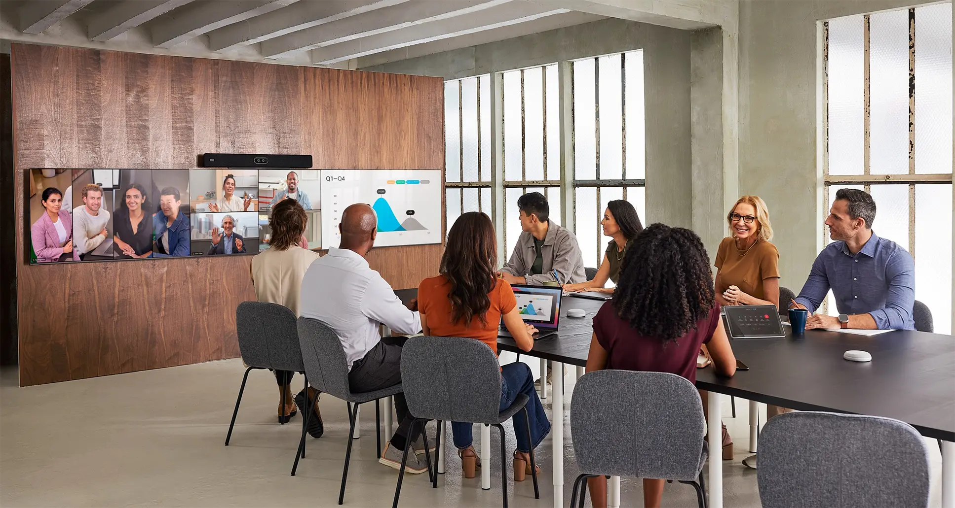 Система видеоконференцсвязи Cisco Room Bar Pro, Cisco RoomOS, видео и звук, совместная работа, корпоративная связь Система видеоконференцсвязи Cisco Room Bar Pro, Cisco RoomOS, видео и звук, совместная работа, корпоративная связь