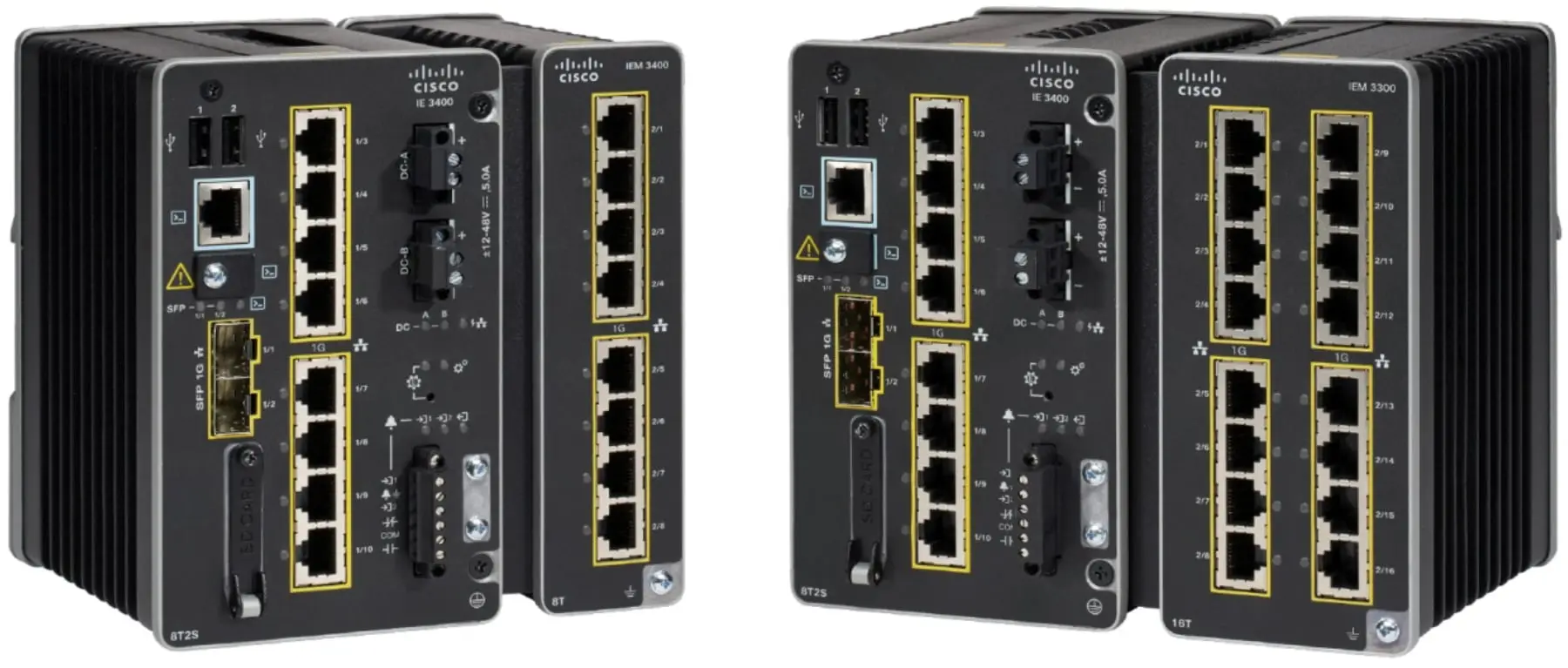 Промышленный коммутатор Cisco IE-3400-8P2S, 10 портов, Ethernet, Cisco IOS XE, DIN rail